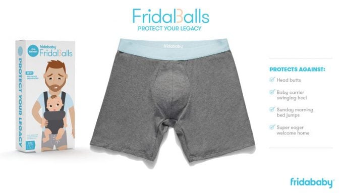 New Underwear for Dads that protect them from the Kids!