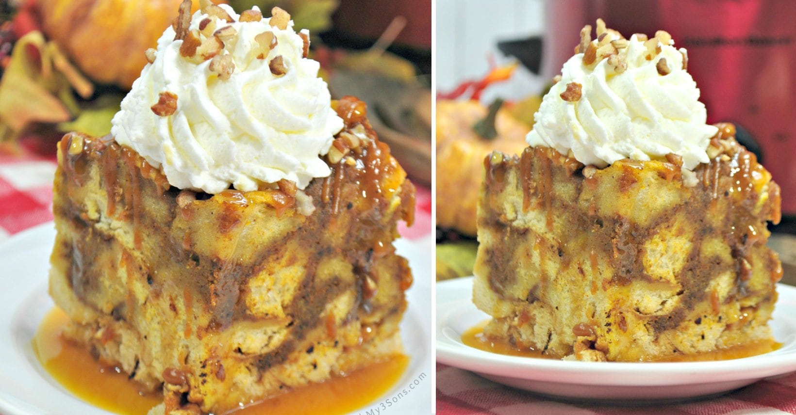 Pumpkin French Toast Casserole (CrockPot)