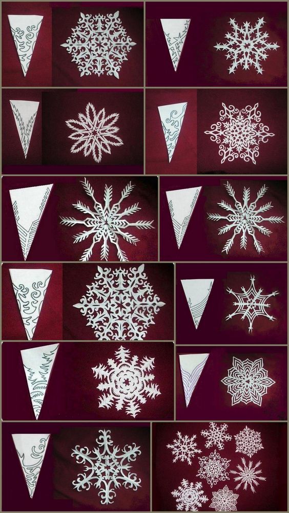 How To Make DIY Paper Snowflakes in 2018 - Paper Snow Flake Instructions