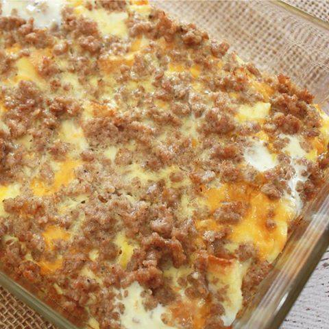 Sausage, Egg, and Cheese Breakfast Casserole