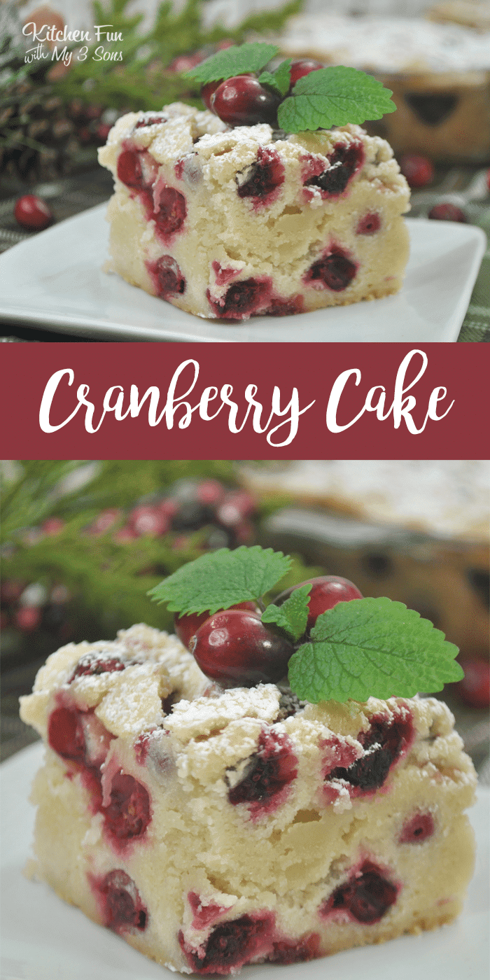 Cranberry Cake Recipe • Pint Sized Baker