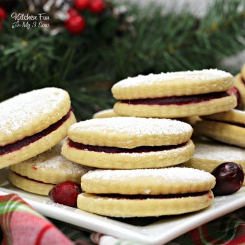 Cranberry Sandwich Cookies Kitchen Fun With My 3 Sons