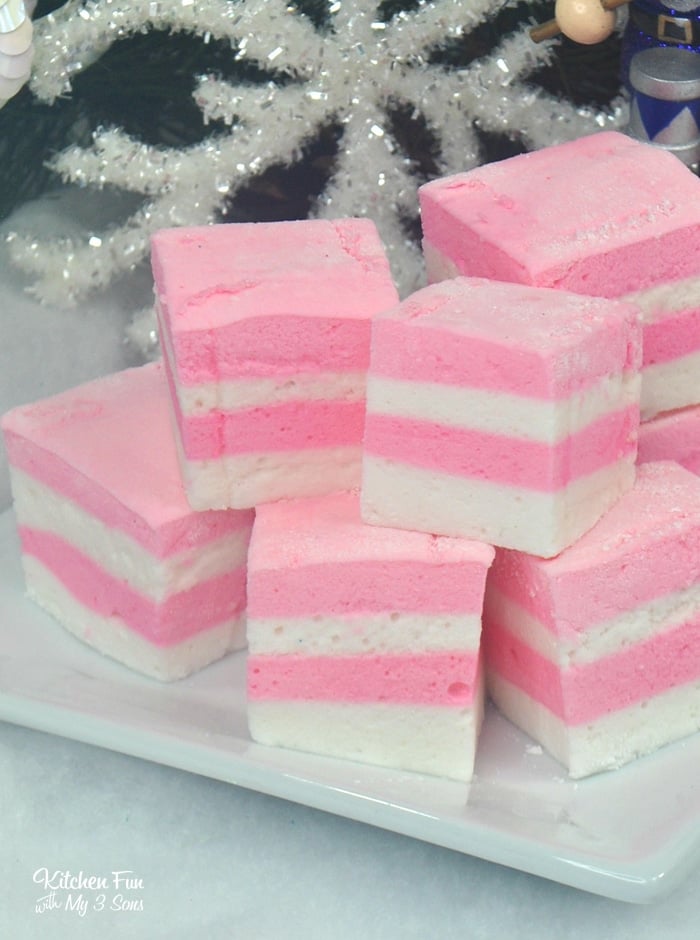 Homemade Sugar Plum Marshmallows recipe inspired by The Nutcracker and The Sugar Plum Fairy!
