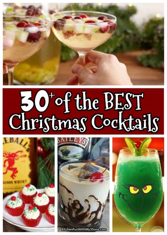 Over 30 of the BEST Christmas Cocktails