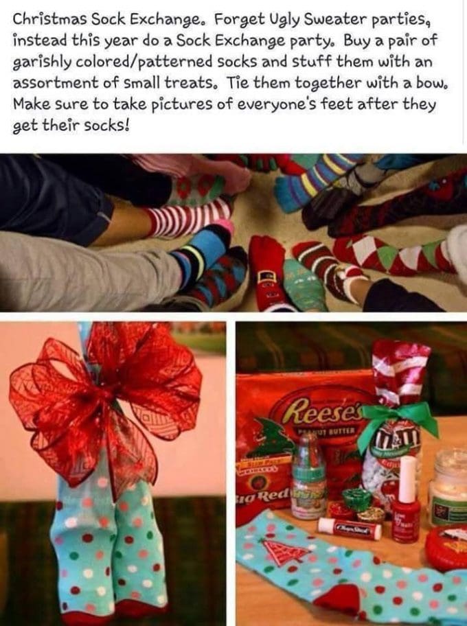Christmas Sock Exchange - The BEST Holiday Party Games