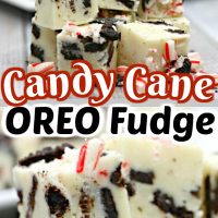 Candy Cane OREO Fudge
