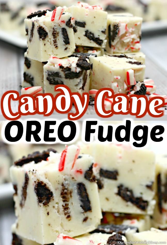 Candy Cane OREO Fudge