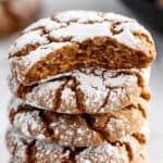 Gingerbread Crinkle Cookies feature