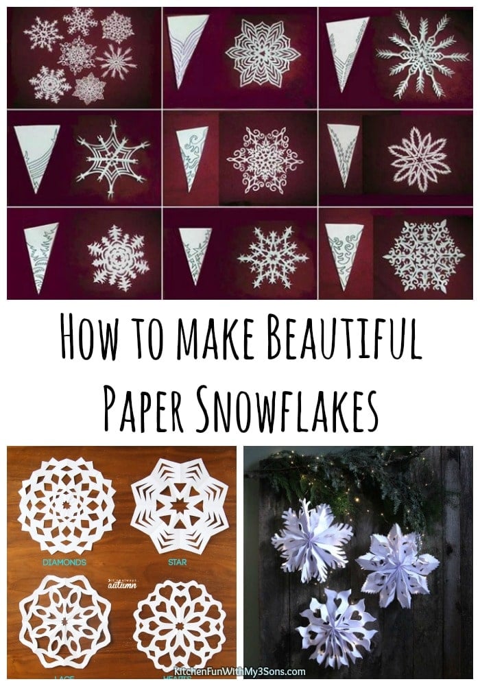 30+ Easy Snowflake Crafts Kids Will Love to Make