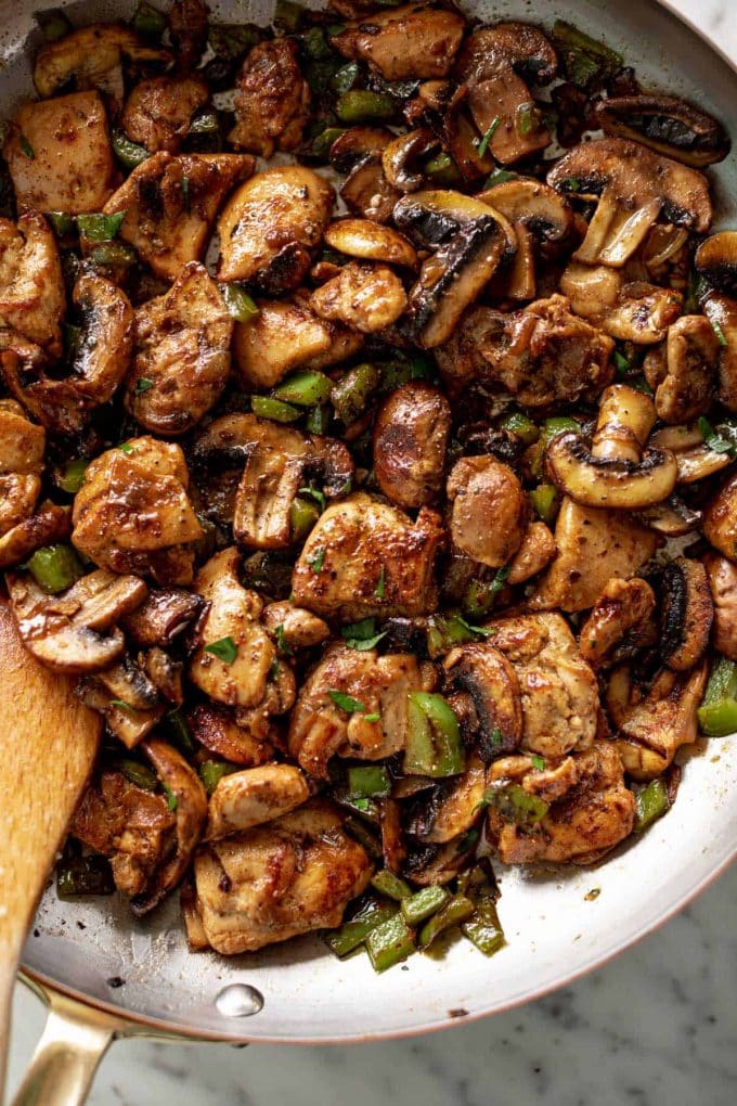 Mushroom Chicken Bites