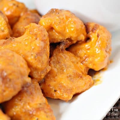 These skinny buffalo wings aren't actually wings. They're made of cauliflower! They are a great keto recipe and taste totally amazing.