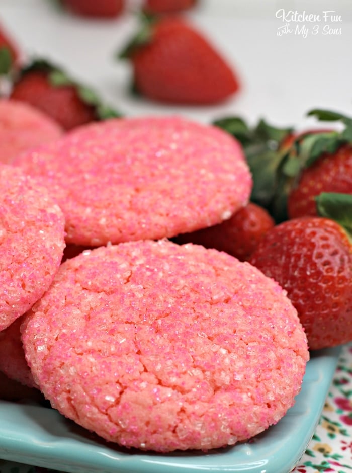 Strawberry Champagne Cookies Recipe for Valentine's Day