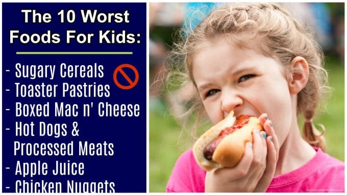 10 Most Unhealthy Food for Kids