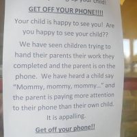 Get off your Phone Note to Parents
