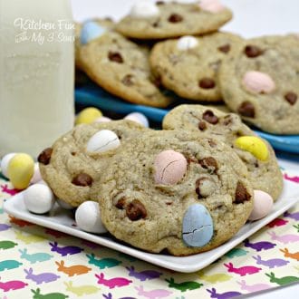 Easter cookies with malted eggs inside are so yummy! These are the perfect Easter treat to make and take to family gatherings.