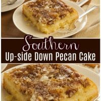 Southern Upside-Down Pecan Cake