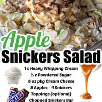 Apple Snickers Salad