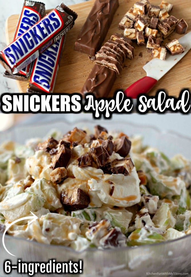 Snickers Apple Salad | Kitchen Fun With My 3 Sons