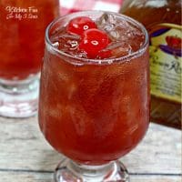 Bourbon Cherry Coke {Just 4-Ingredients}