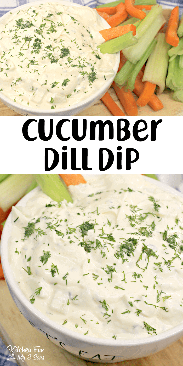 Cucumber Dill Dip is a simple, zesty dip that's perfect for spring gatherings. It's the foolproof choice when you need something for a BBQ in a hurry.