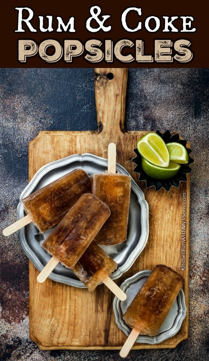 Rum and Coke Popsicles