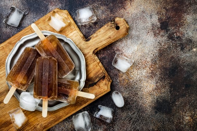 Rum and Coke Popsicles