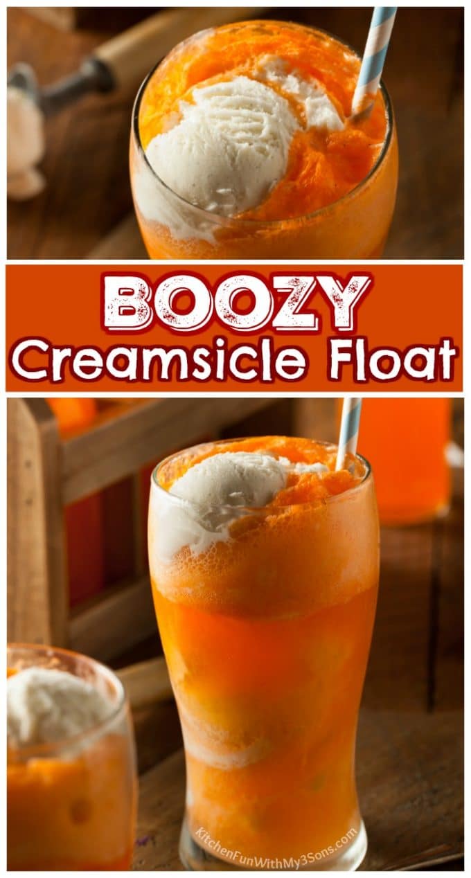 Boozy Creamsicle Floats