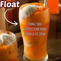 Boozy Creamsicle Float