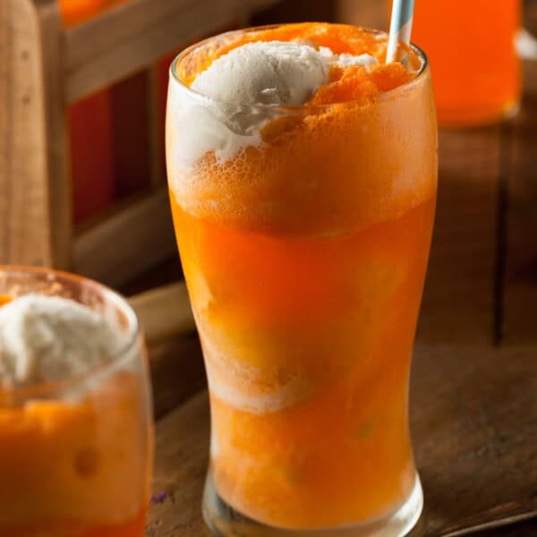 Boozy Creamsicle Float