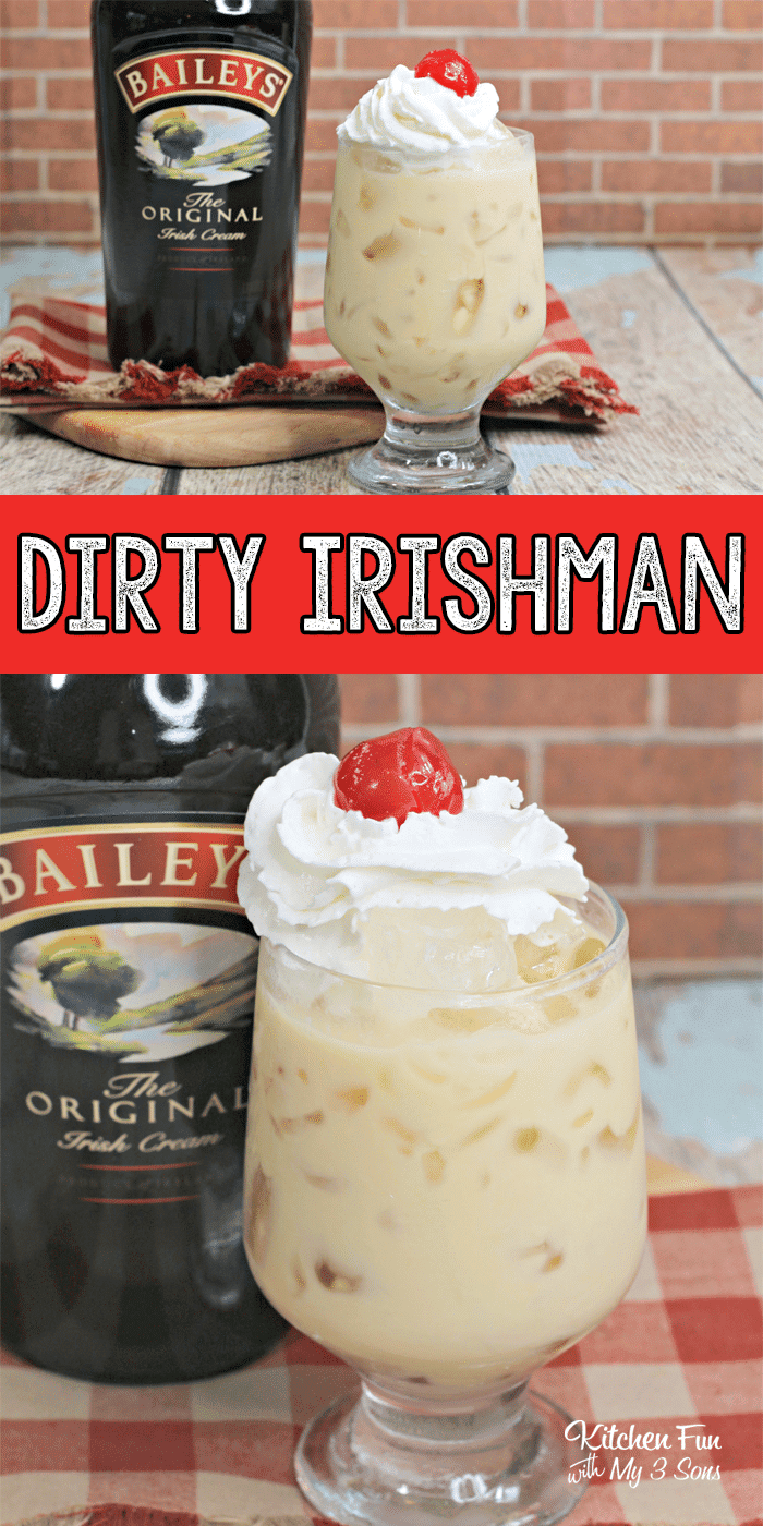 If you love Irish Cream any way we can get it, this Dirty Irishman cocktail is just about as good as it gets.