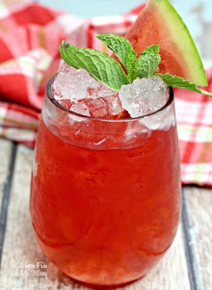 When it's hot out and your friends insist on an outdoors get together, you'll be glad to have this recipe for an ice cold Watermelon Hammer cocktail.