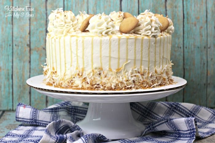 True lovers of both cake and banana pudding will flip for Banana Pudding Layered Cake. It calls for an entire bottle of caramel sauce!