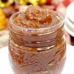 Salted Caramel Apple Butter is an amazing Fall recipe that is amazing on toast and biscuits.