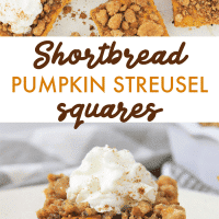 Shortbread Pumpkin Streusel Squares