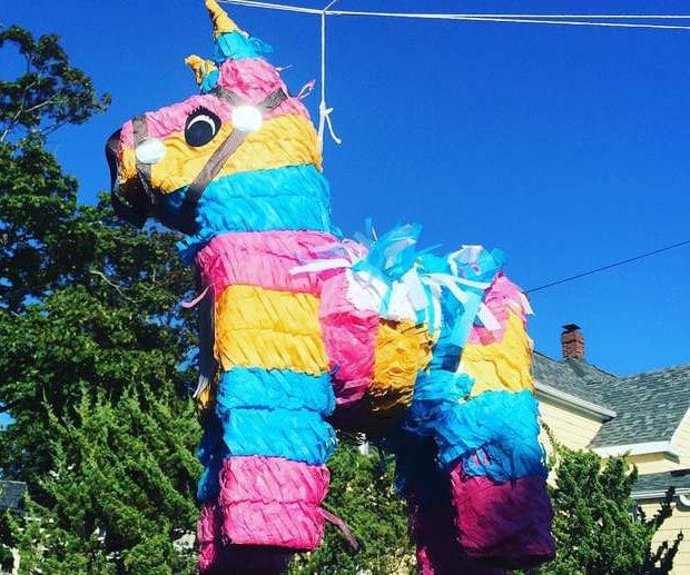 A Booze Pinata That Spits Out Mini Bottles Of Alcohol Instead Of Candy