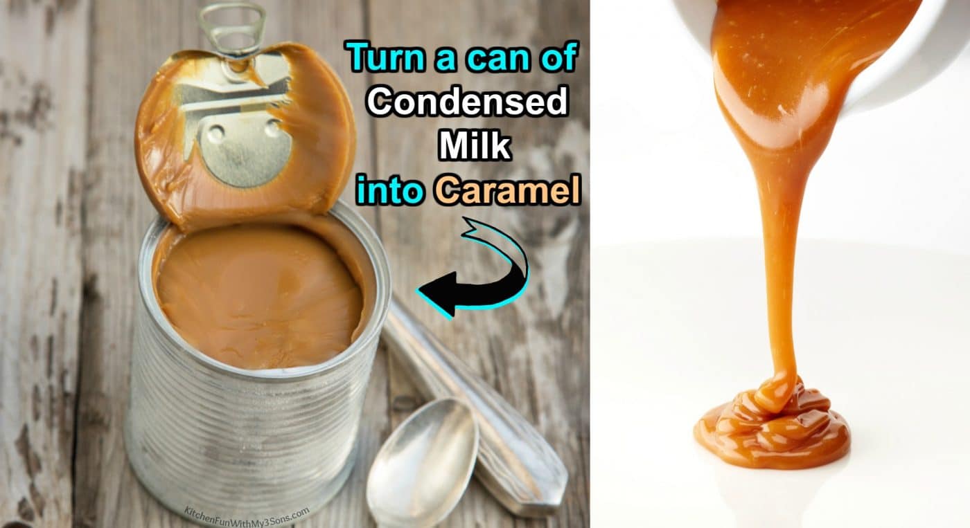 Sweetened Condensed Milk Caramel - Slow Cooker - Kitchen Fun With