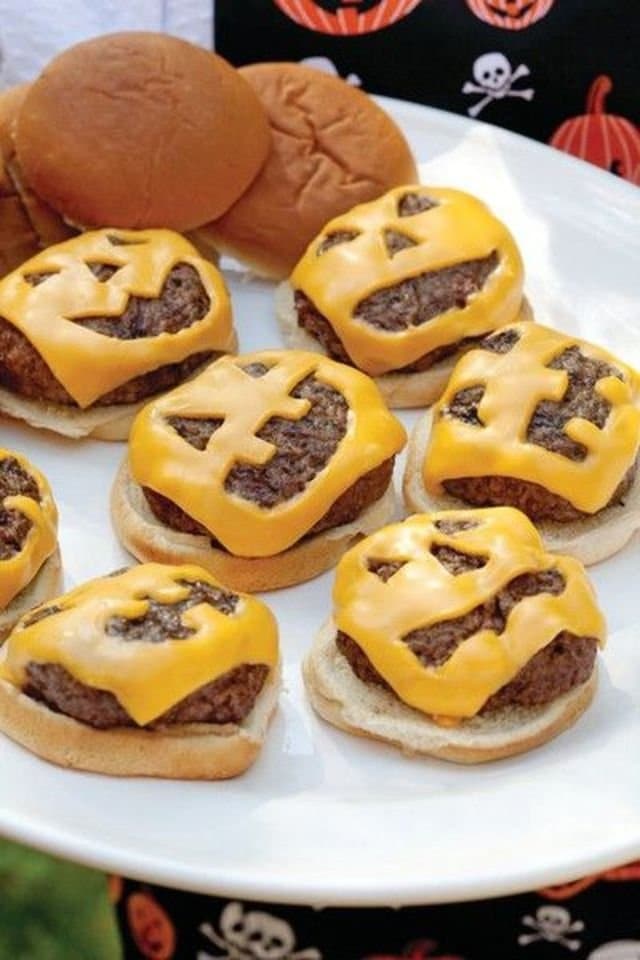 Halloween Cheeseburgers