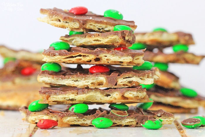 A stack of Christmas crack