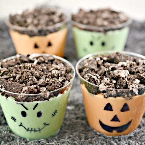 Easy Halloween Pudding Cups | Kitchen Fun With My 3 Sons