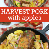 Harvest Pork With Apples Pin