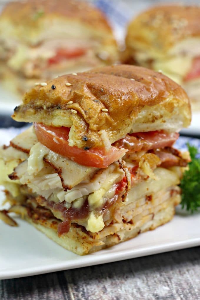 Kentucky Hot Brown Sliders