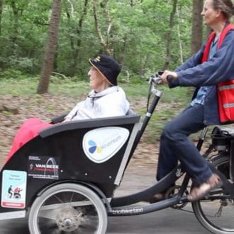 Volunteers Are Taking Seniors On Rickshaw Rides To Get Them Out In Nature