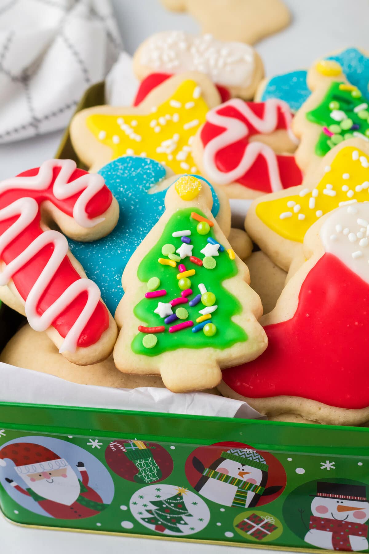 Christmas Sugar Cookies in a can