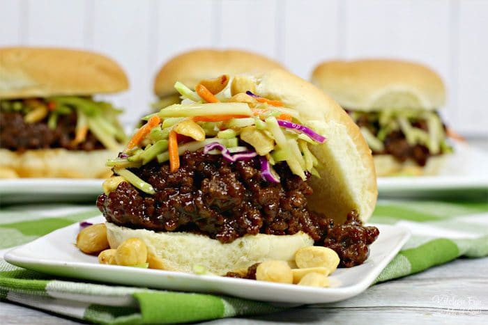 Thai Sloppy Joe Sliders