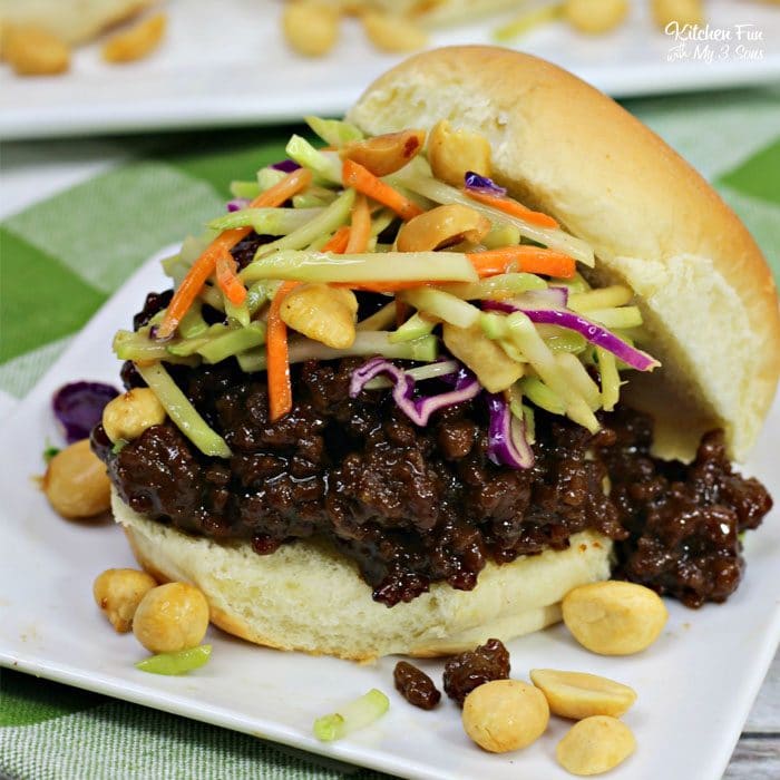 Thai Sloppy Joe Sliders