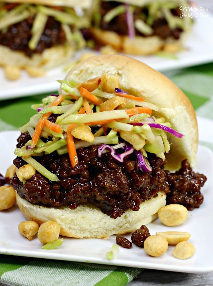 Thai Sloppy Joe Sliders