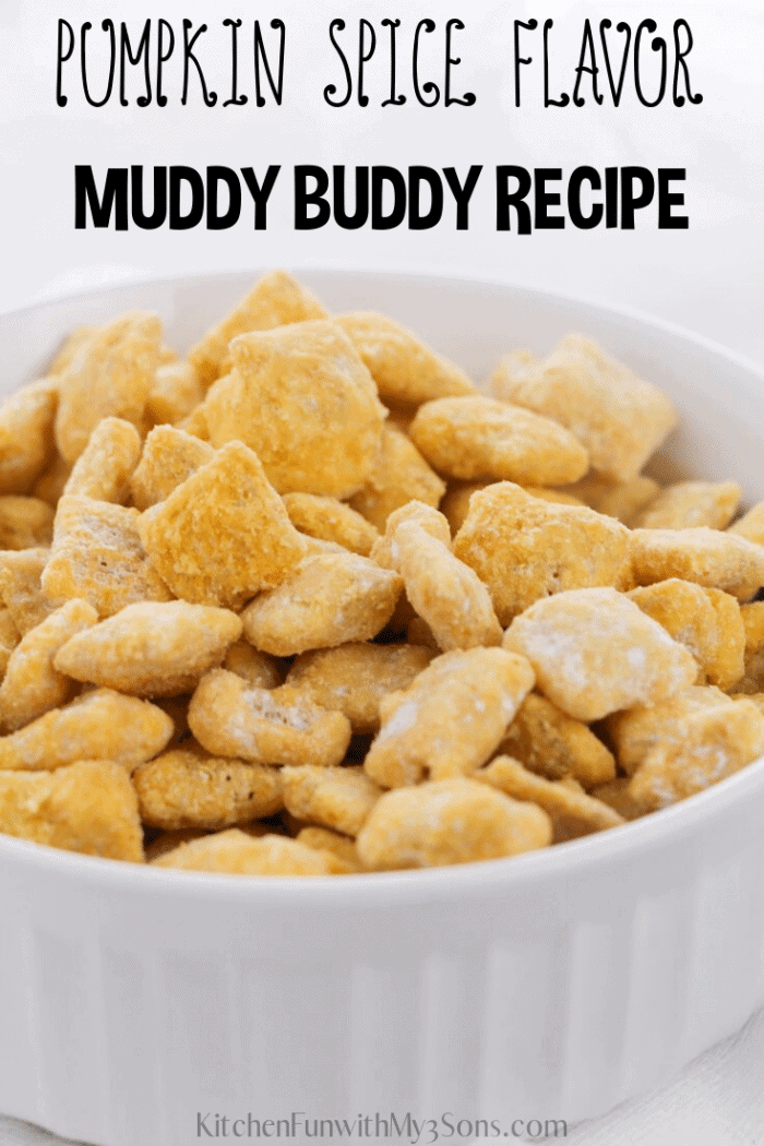 pumpkin spice muddy buddies recipe