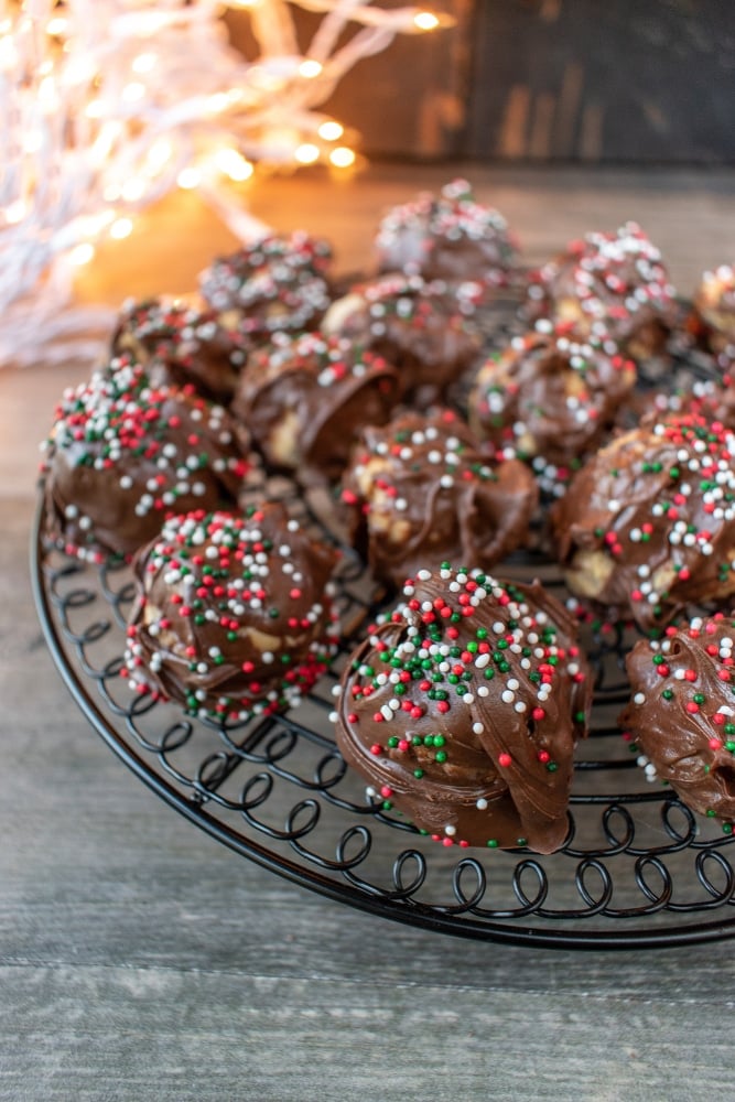 Christmas Chocolate Peanut Butter Candy