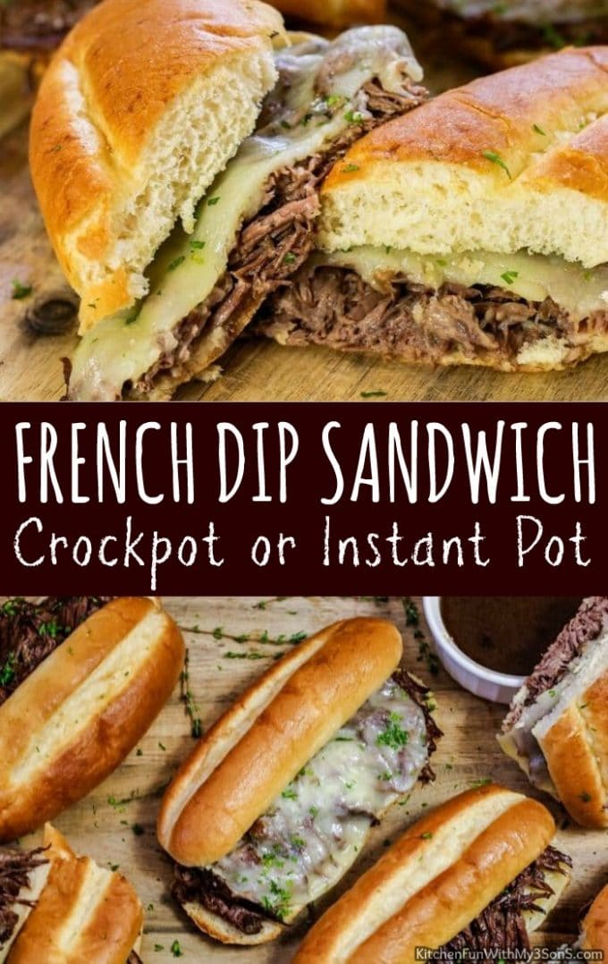 French Dip Sandwich {Instant Pot or Crockpot}