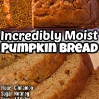 Incredibly Moist Pumpkin Bread
